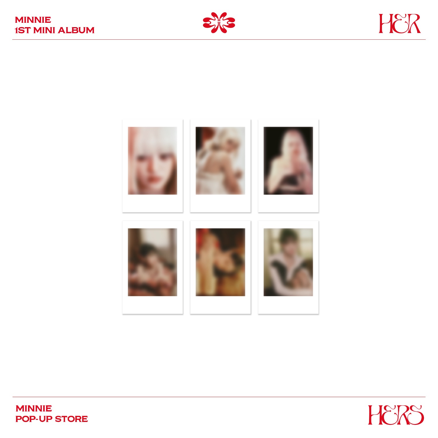 (G)I-DLE MINNIE 快閃店 "HERS" 官方周邊 拍立得套組