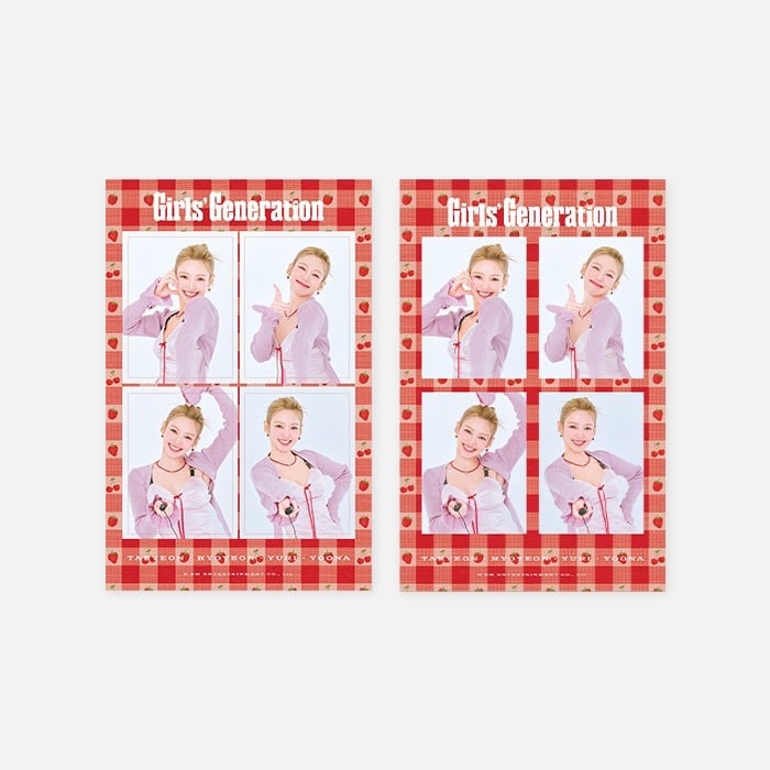 GIRLS' GENERATION 少女時代 2025年年曆 官方周邊 4格寫真照套組