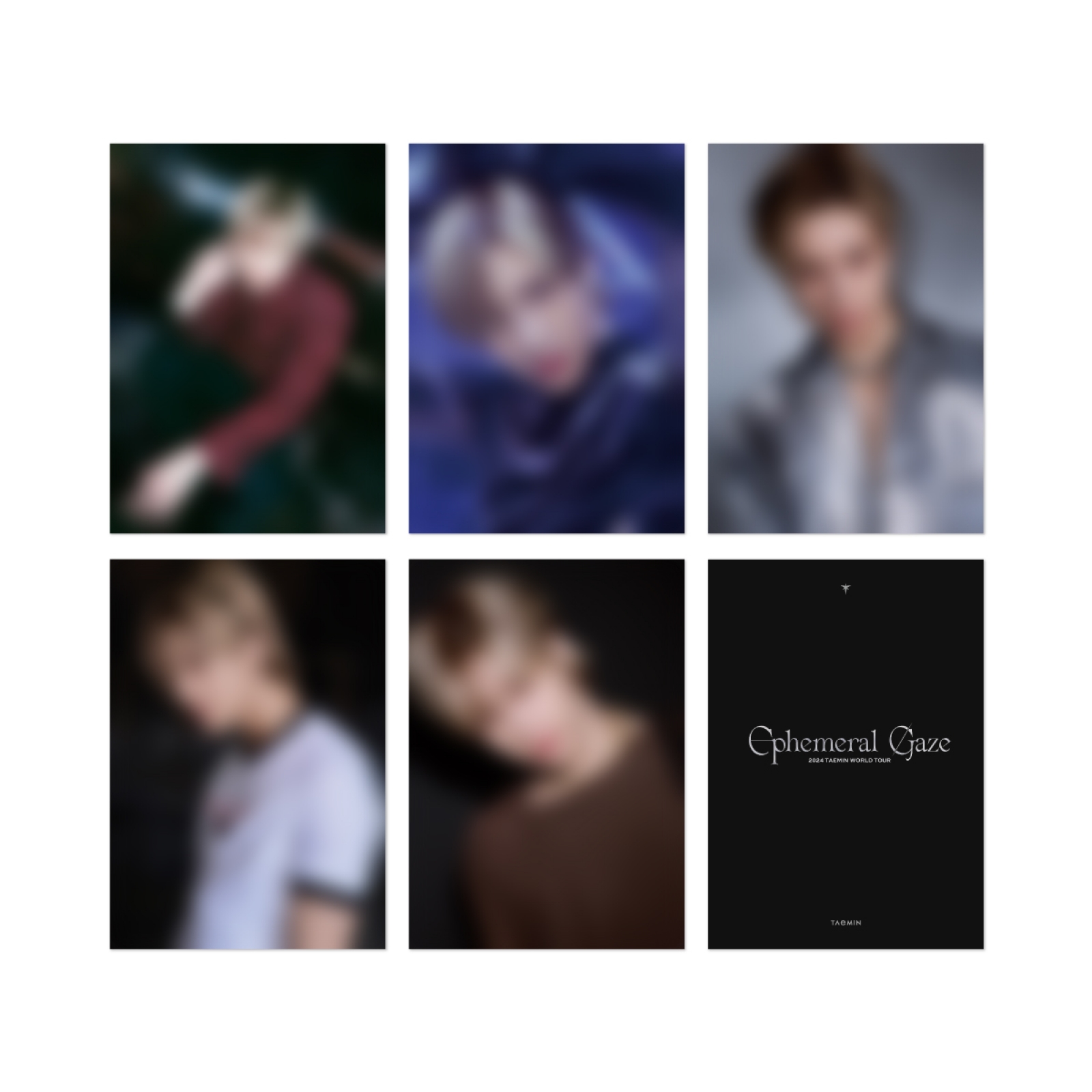 SHINee Taemin 泰民 2024世巡 官方周邊 迷你海報套組