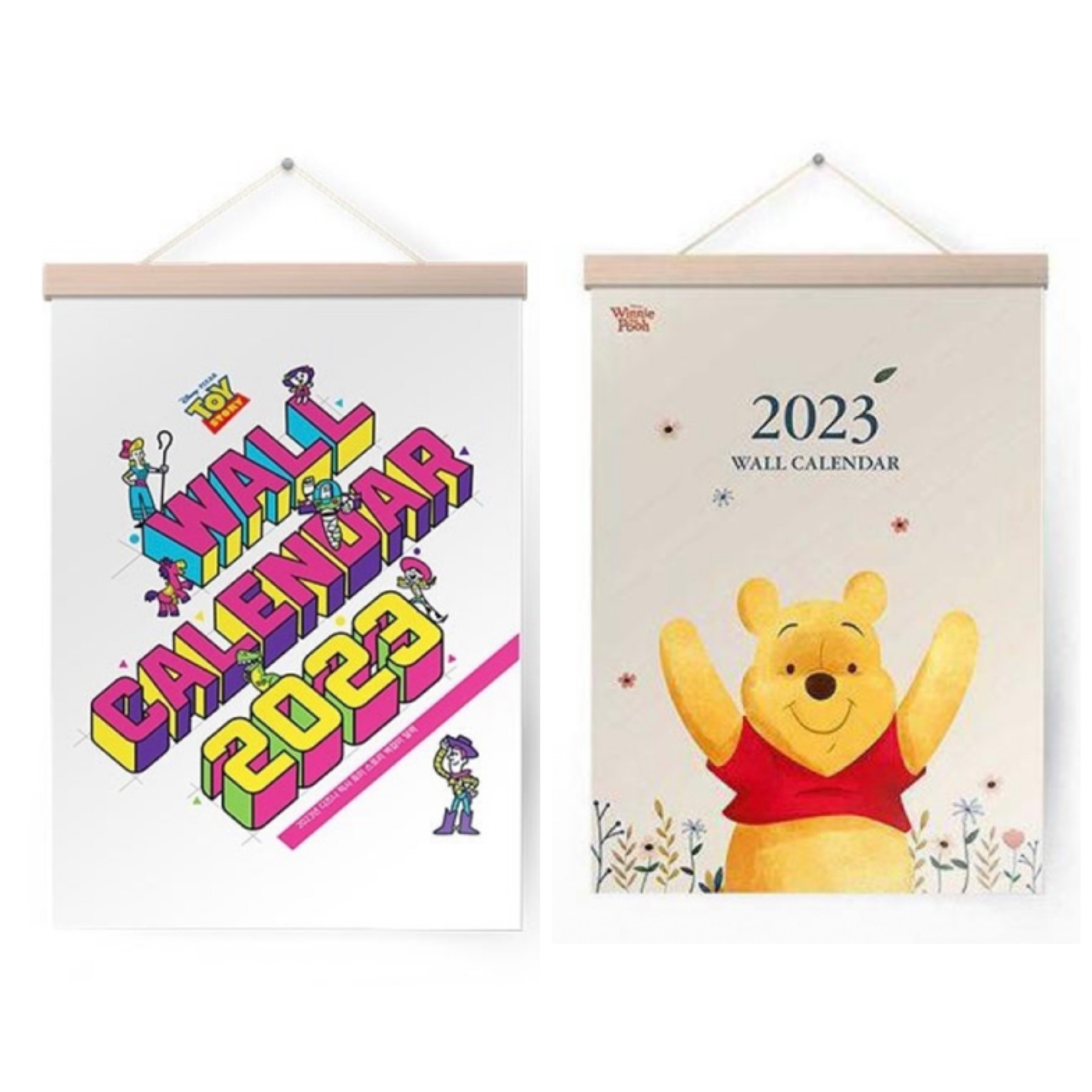 韓國大創 X 迪士尼聯名 2023年掛式月曆