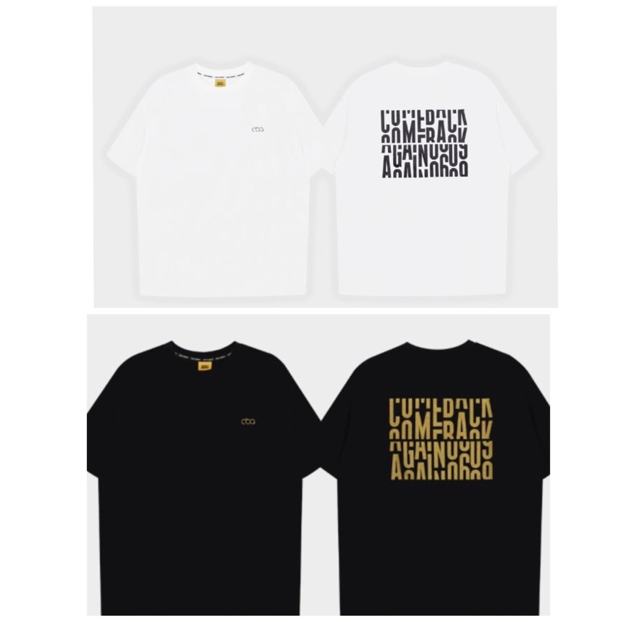INFINITE 2023年 演唱會 "COMEBACK AGAIN" 官方周邊 T-SHIRTS Back  Ver.