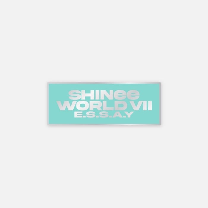 SHINee WORLD Ⅶ "E.S.S.A.Y" 官方周邊 造型徽章(LOGO VER.)
