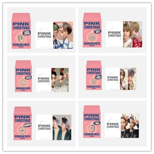 SMTOWN PHOTO CARD RANDOM PACK - 2022 PINK CHRISTMAS