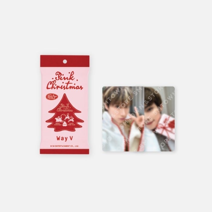 WayV 2024 PINK CHRISTMAS 官方周邊 隨機小卡套組