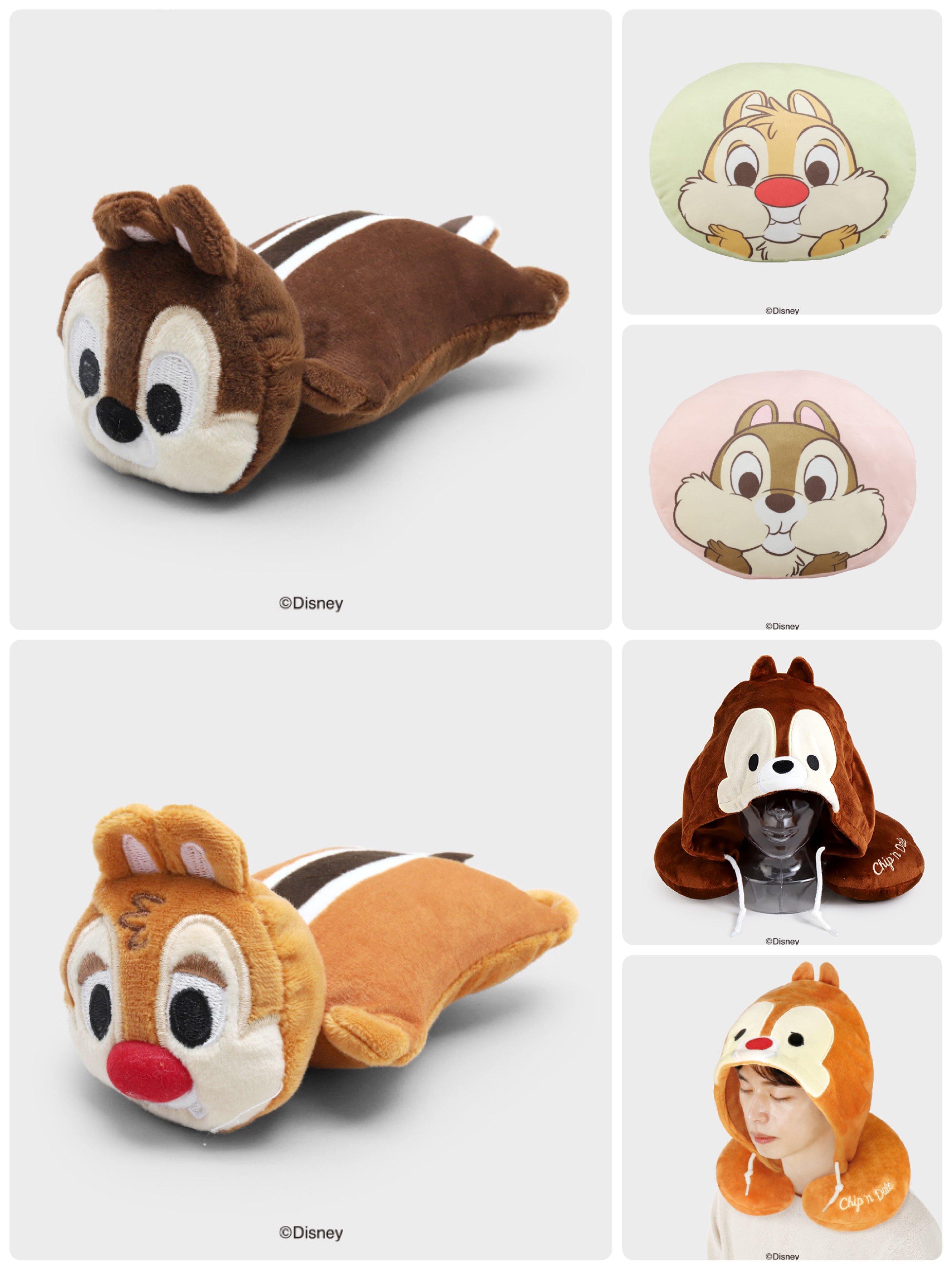 韓國大創 X 迪士尼聯名 奇奇蒂蒂家族 抱枕/頸枕/手腕枕