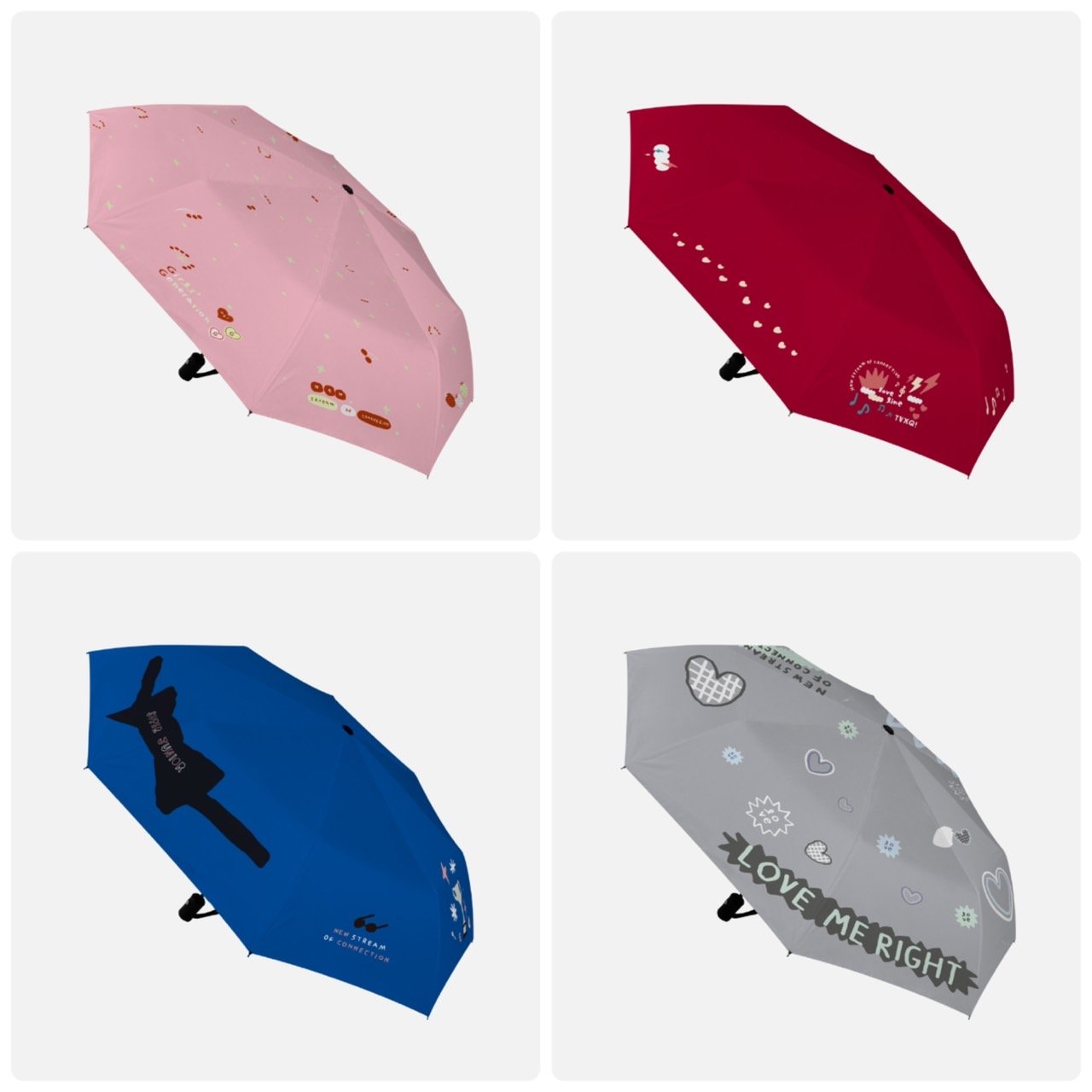 SM TOWM X Soo Soo jin 聯名周邊 摺疊傘