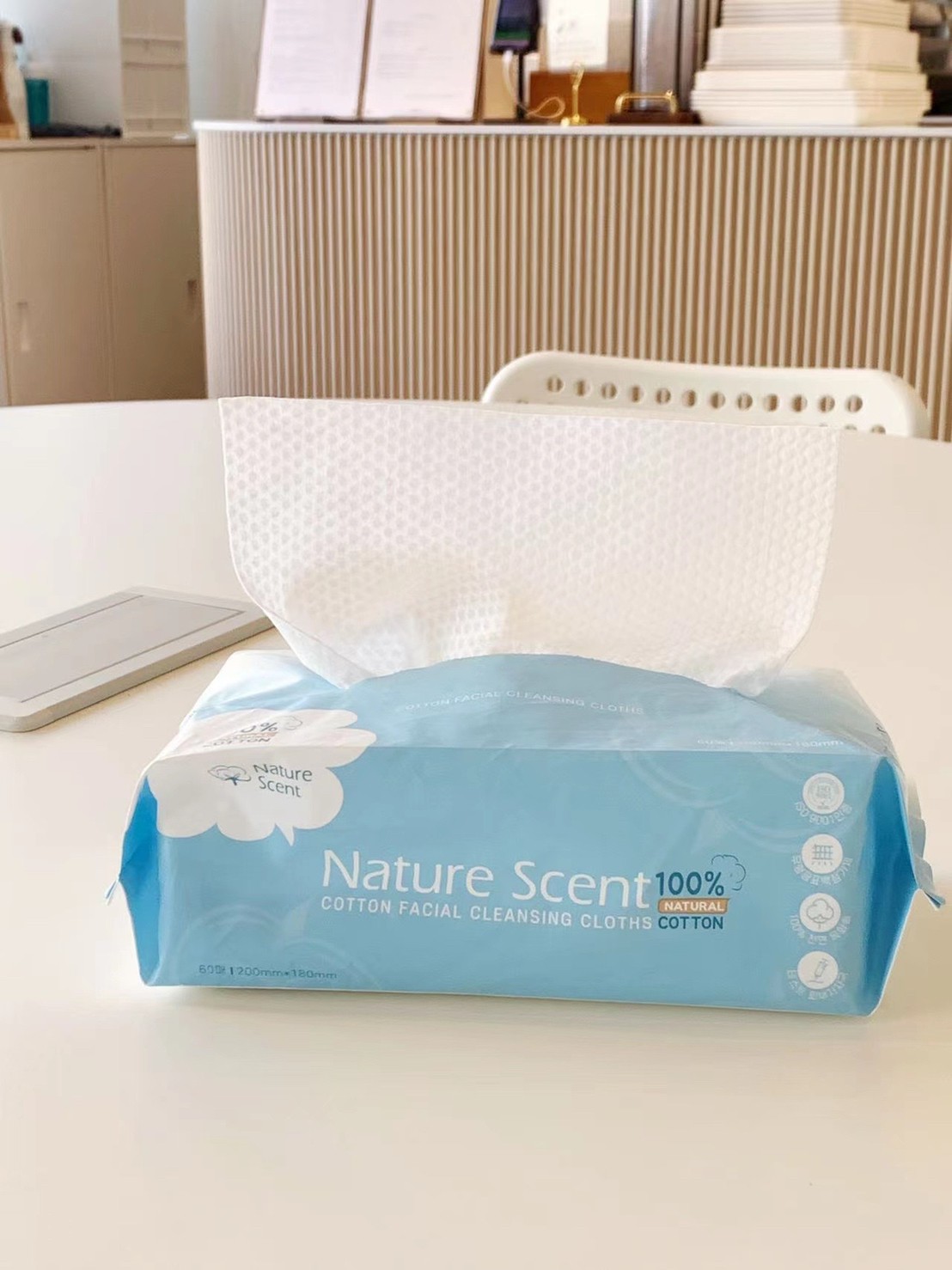 Nature Scent 全棉洗脸巾