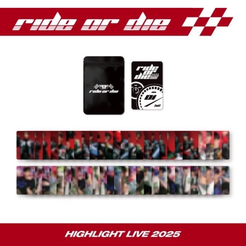 HIGHLIGHT LIVE 2025 "RIDE OR DIE" 官方周邊 寫真小卡套組