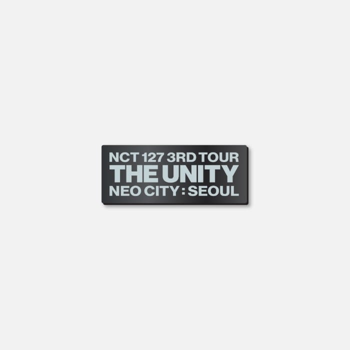NCT127 3RD TOUR ‘NEO CITY : SEOUL"THE UNITY" 官方周邊  造型徽章