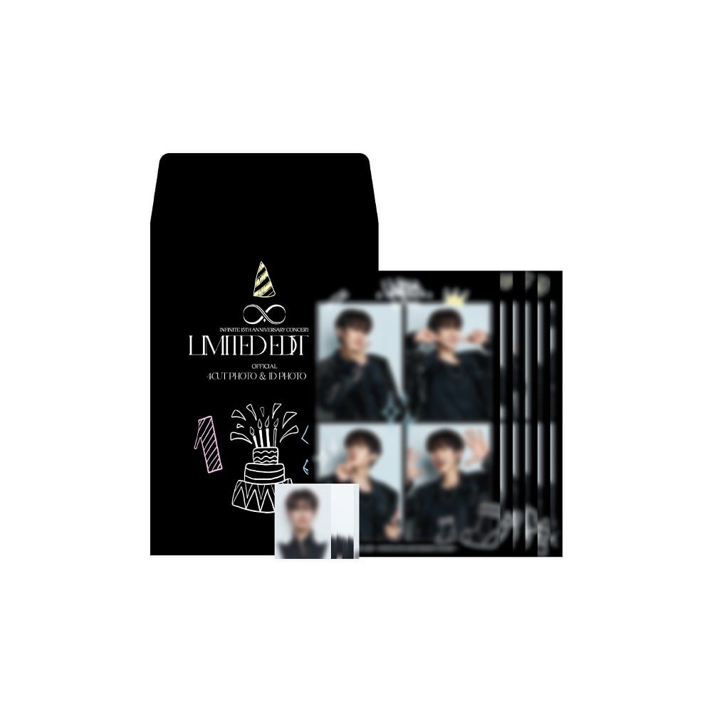 INFINITE 15週年演唱會 官方周邊 4格寫真照套組