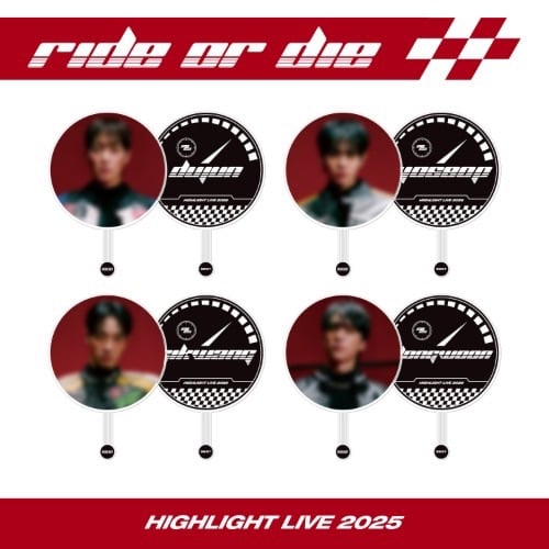 HIGHLIGHT LIVE 2025 "RIDE OR DIE" 官方周邊 應援扇
