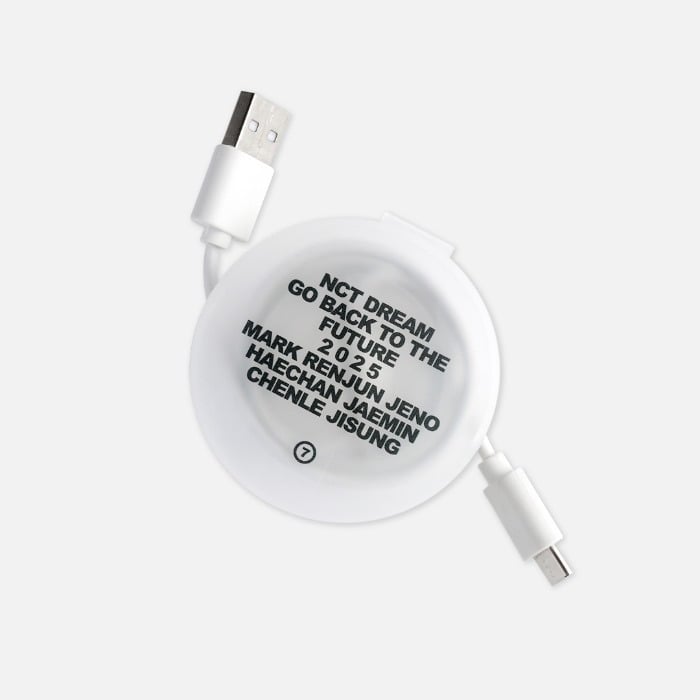 NCT DREAM 快閃店 "TIME RIDERS" 官方周邊 伸縮充電線