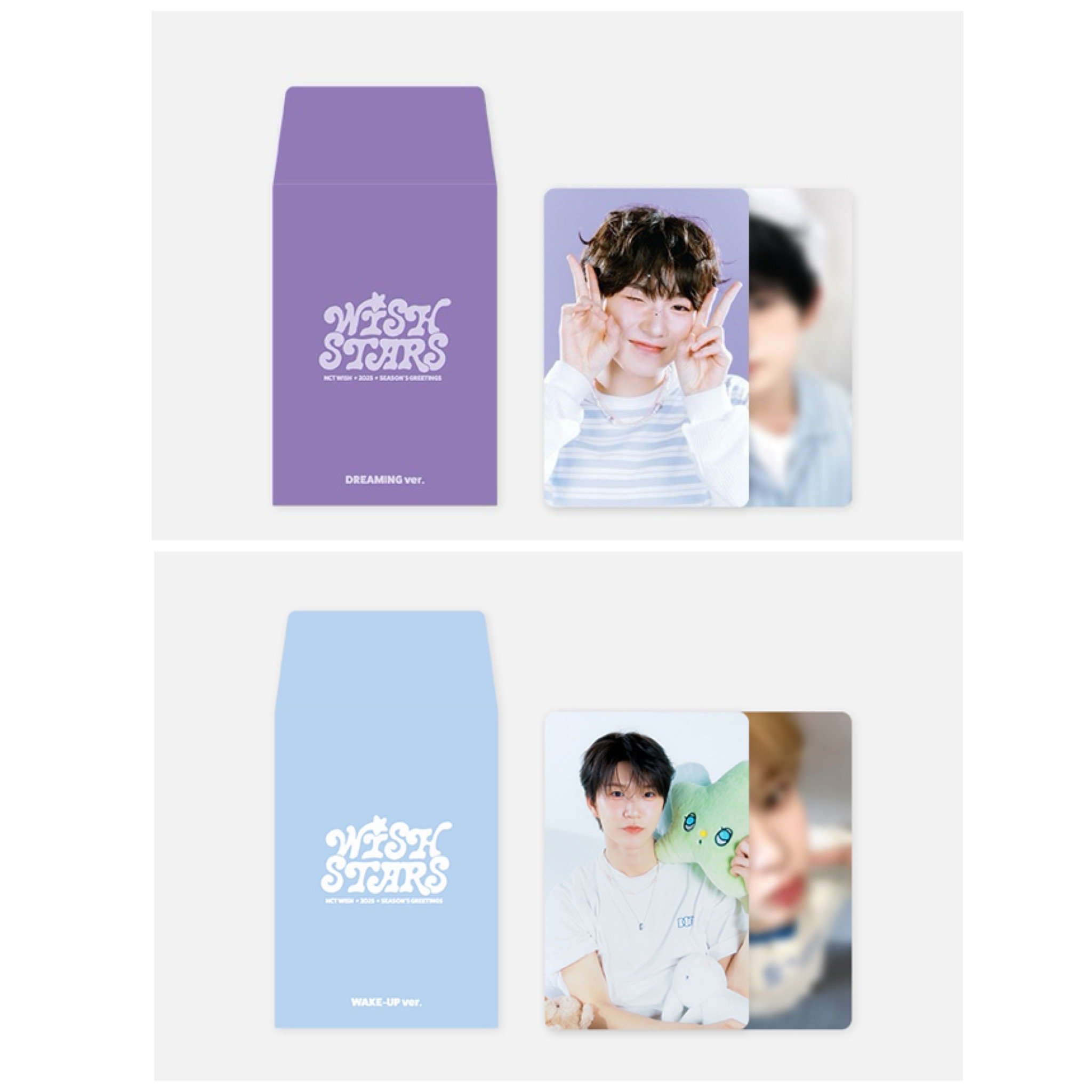 NCT WISH 2025年年曆 官方周邊 隨機小卡套組