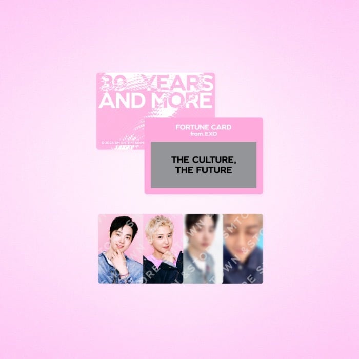 SMTOWN 30周年 LIVE 2025 官方周邊 幸運刮刮卡套組 (EXO)