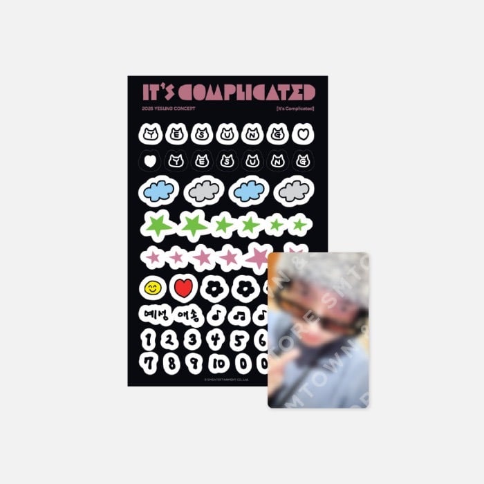 SUPER JUNIOR 藝聲 2025 CON "It’s Complicated" 官方周邊 裝飾貼紙套組