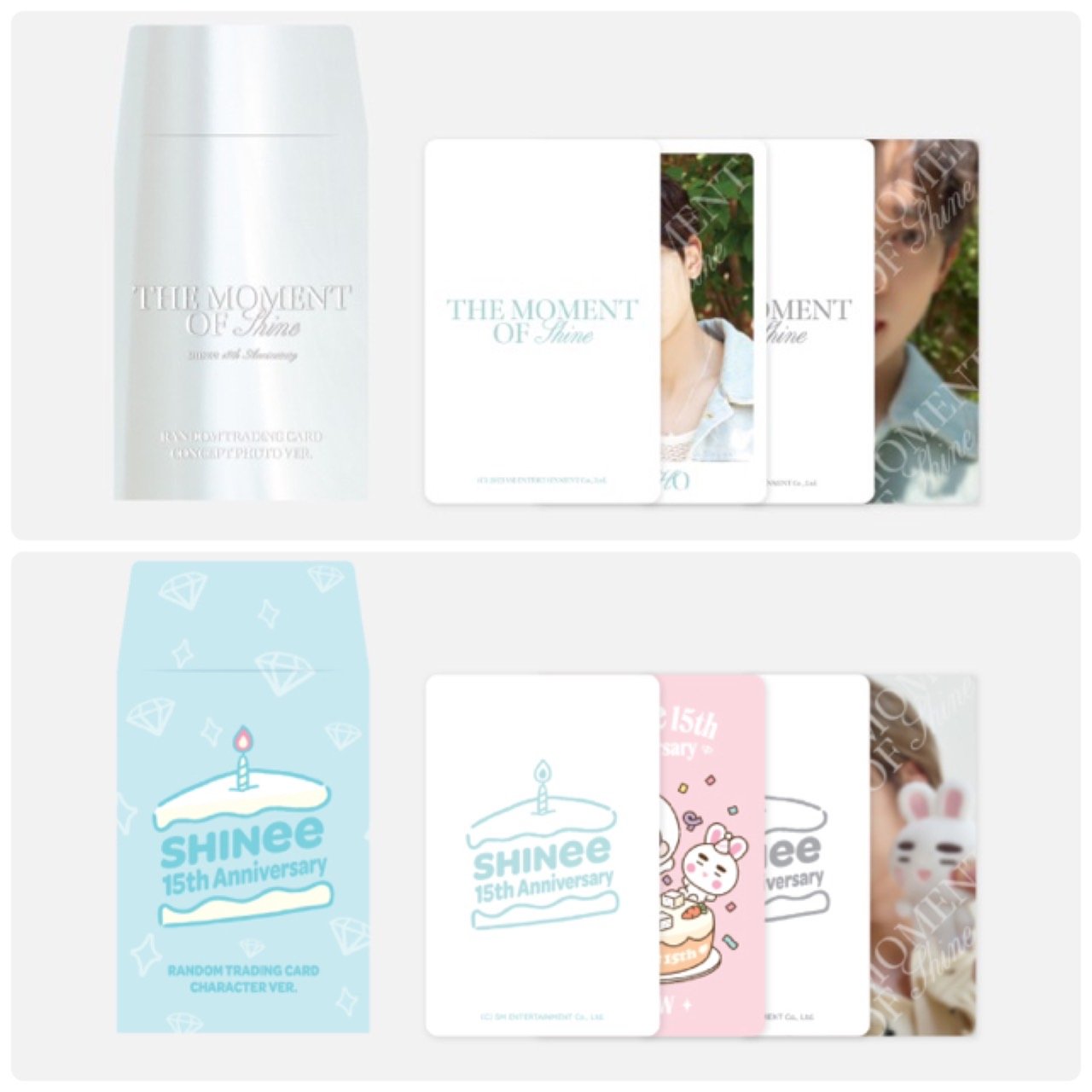 SHINee 15周年周邊 PART1 隨機小卡套組