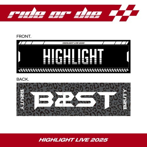 HIGHLIGHT LIVE 2025 "RIDE OR DIE" 官方周邊 手幅