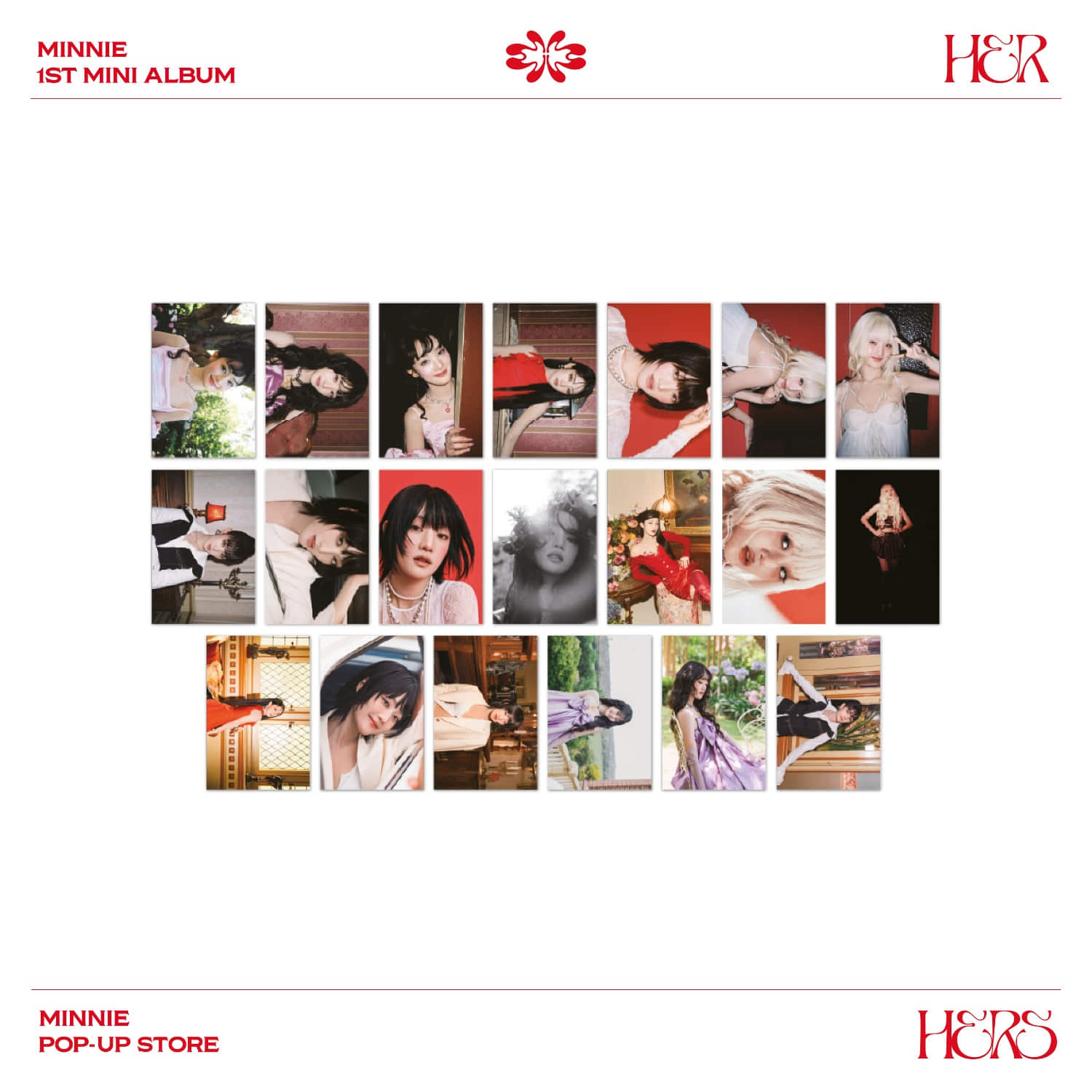 (G)I-DLE MINNIE 快閃店 "HERS" 官方周邊 寫真照