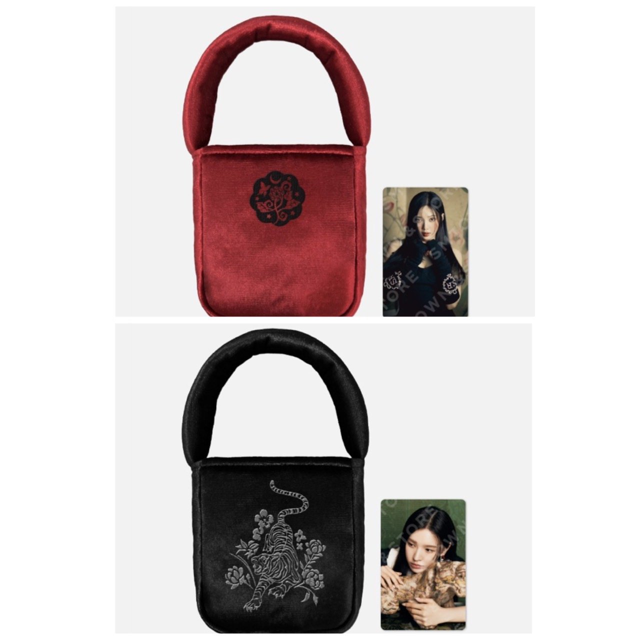 Red Velvet The 3rd Album "Chill Kill" 第二波官方周邊 絲絨手提包套組