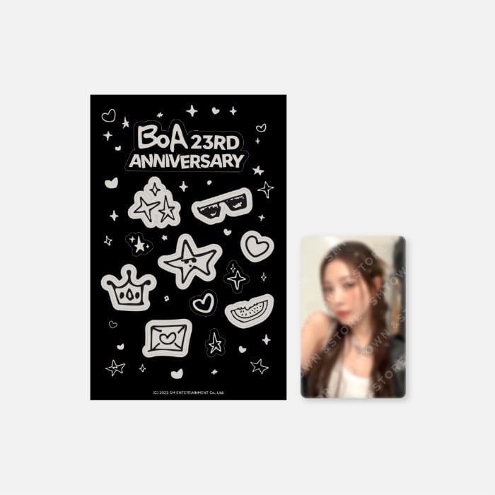 BoA 寶兒 23週年 官方周邊 夜光貼紙