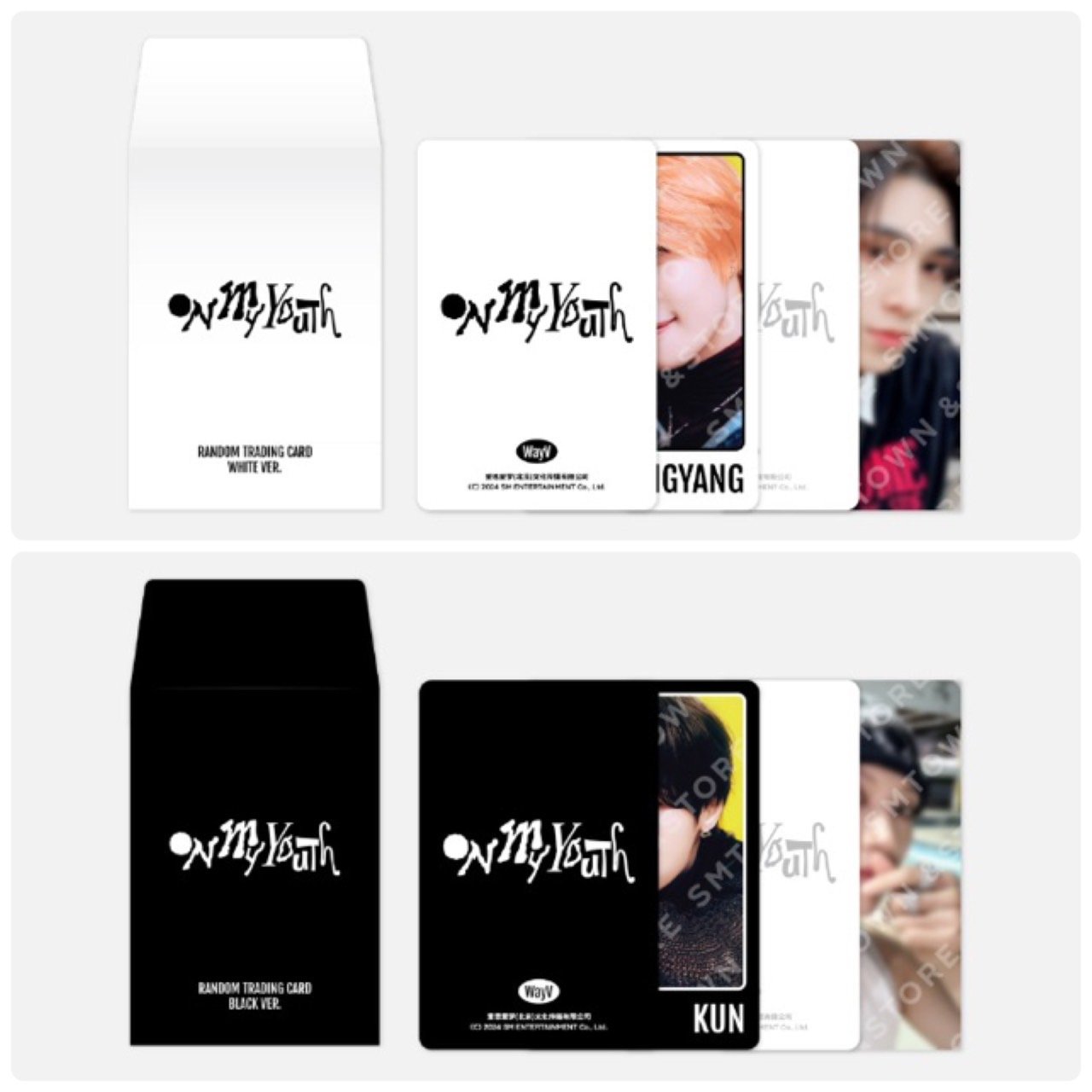 WayV The 2nd Album "On My Youth" 官方周邊 隨機小卡套組