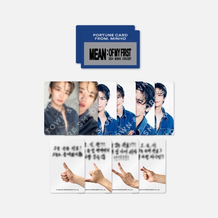 SHINee MINHO 珉豪 2024 CONCERT ‘MEAN : of my first’ 官方周邊 幸運刮刮卡套組 (隨機)