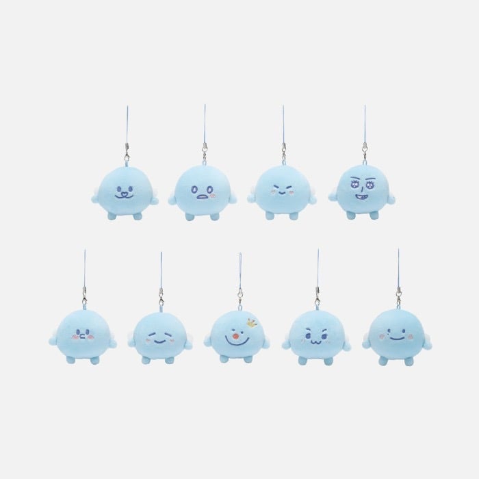 SUPER JUNIOR 19週年 官方周邊 迷你娃娃鑰匙圈吊飾