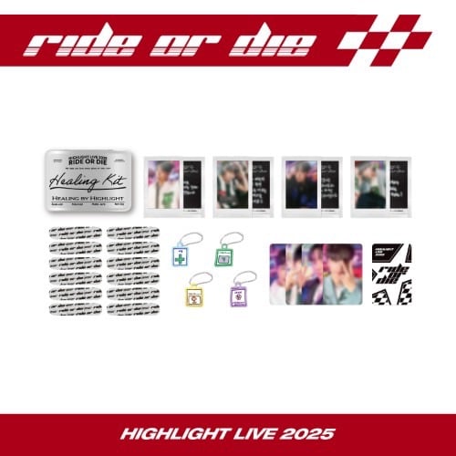 HIGHLIGHT LIVE 2025 "RIDE OR DIE" 官方周邊 鐵盒套組