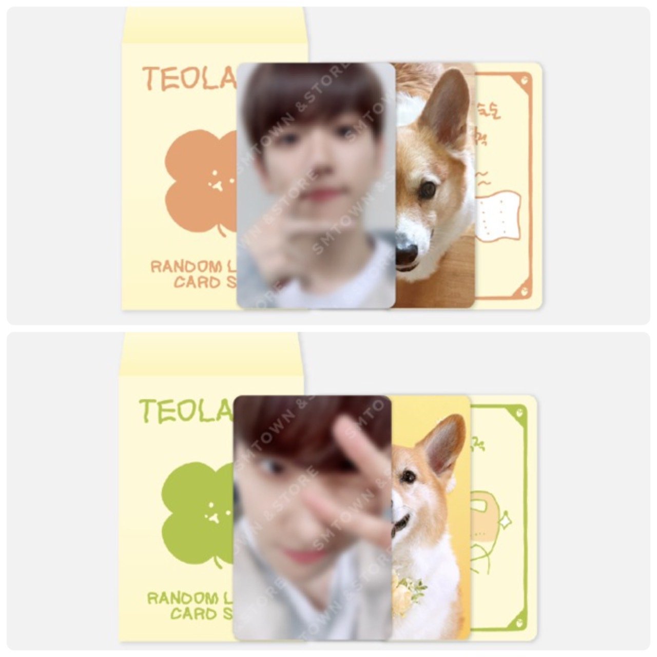 EXO BAEKHYUN 伯賢 官方周邊 TEOLAEGI RANDOM LUCKY CARD SET