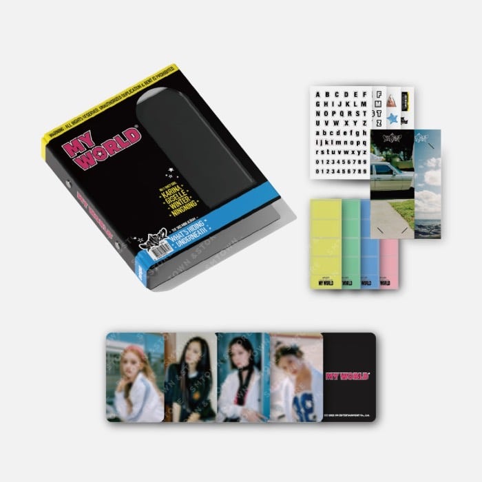 aespa 官方周邊 回憶小卡收集冊 MY WORLD
