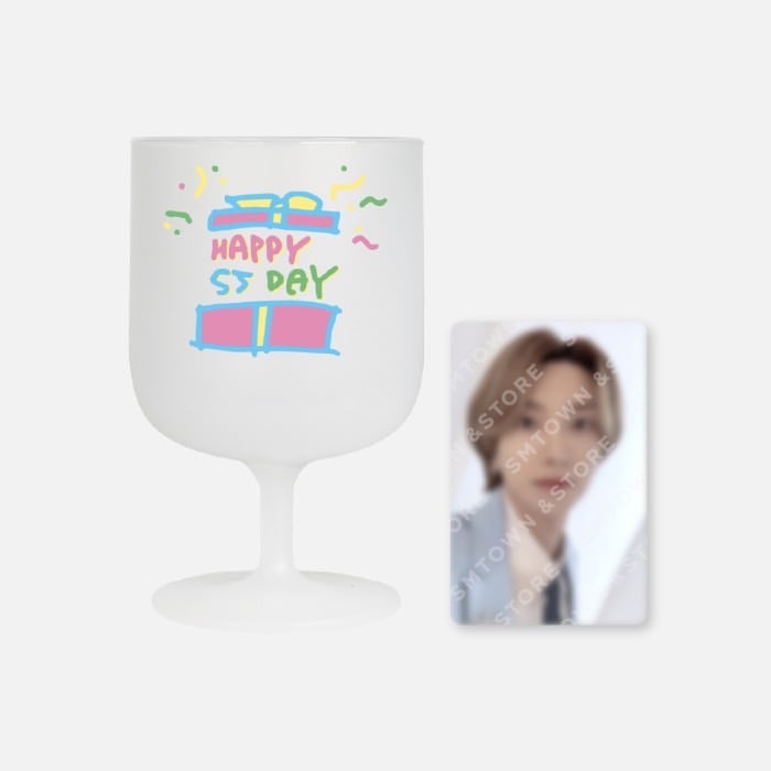 Super Junior 18週年 官方周邊 塑膠紅酒杯套組