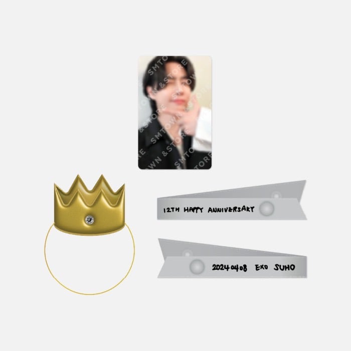 EXO 12週年 官方週邊 娃娃道具套組