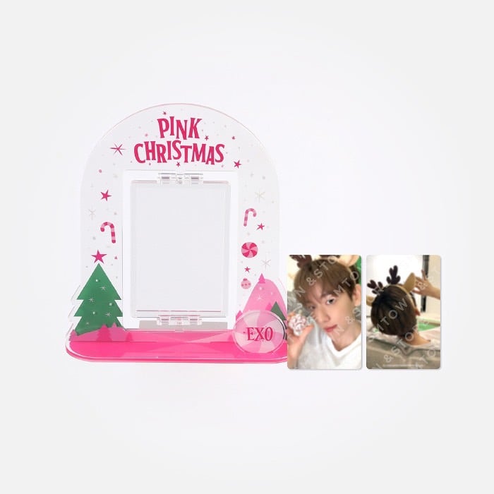 SM TOWN 2023 PINK CHRISTMAS 官方周邊 壓克力旋轉架套組 EXO