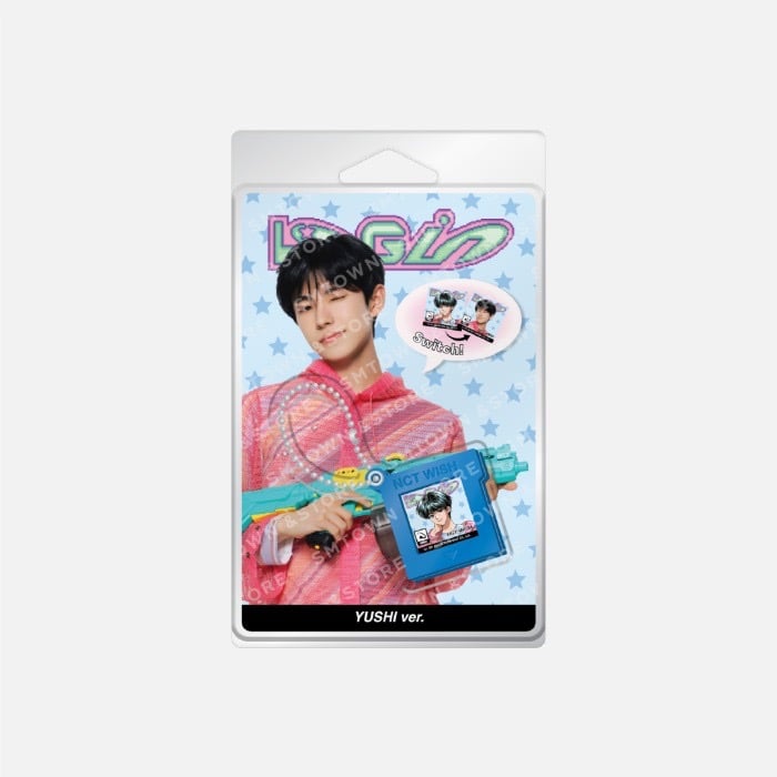 NCT WISH 亞巡 "LOG in" 官方周邊 遊戲包鑰匙圈吊飾套組