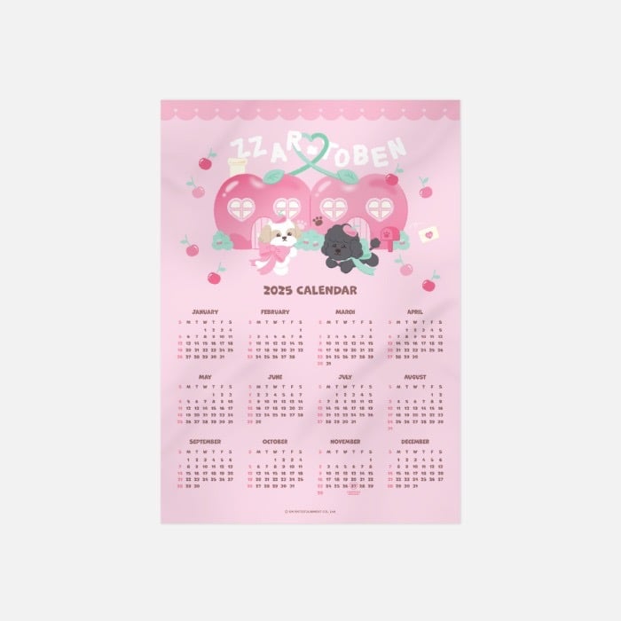 EXO CHANYEOL 2025LIVE TOUR 都市風景 官方周邊 2025布年曆