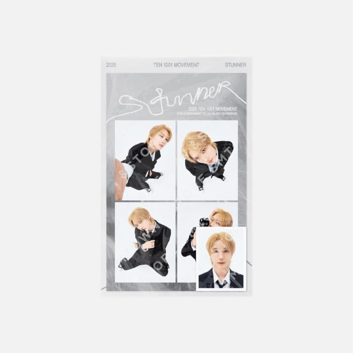 WayV Ten CONCERT 1001 MOVEMENT "STUNNER" 官方周邊 4格寫真照套組