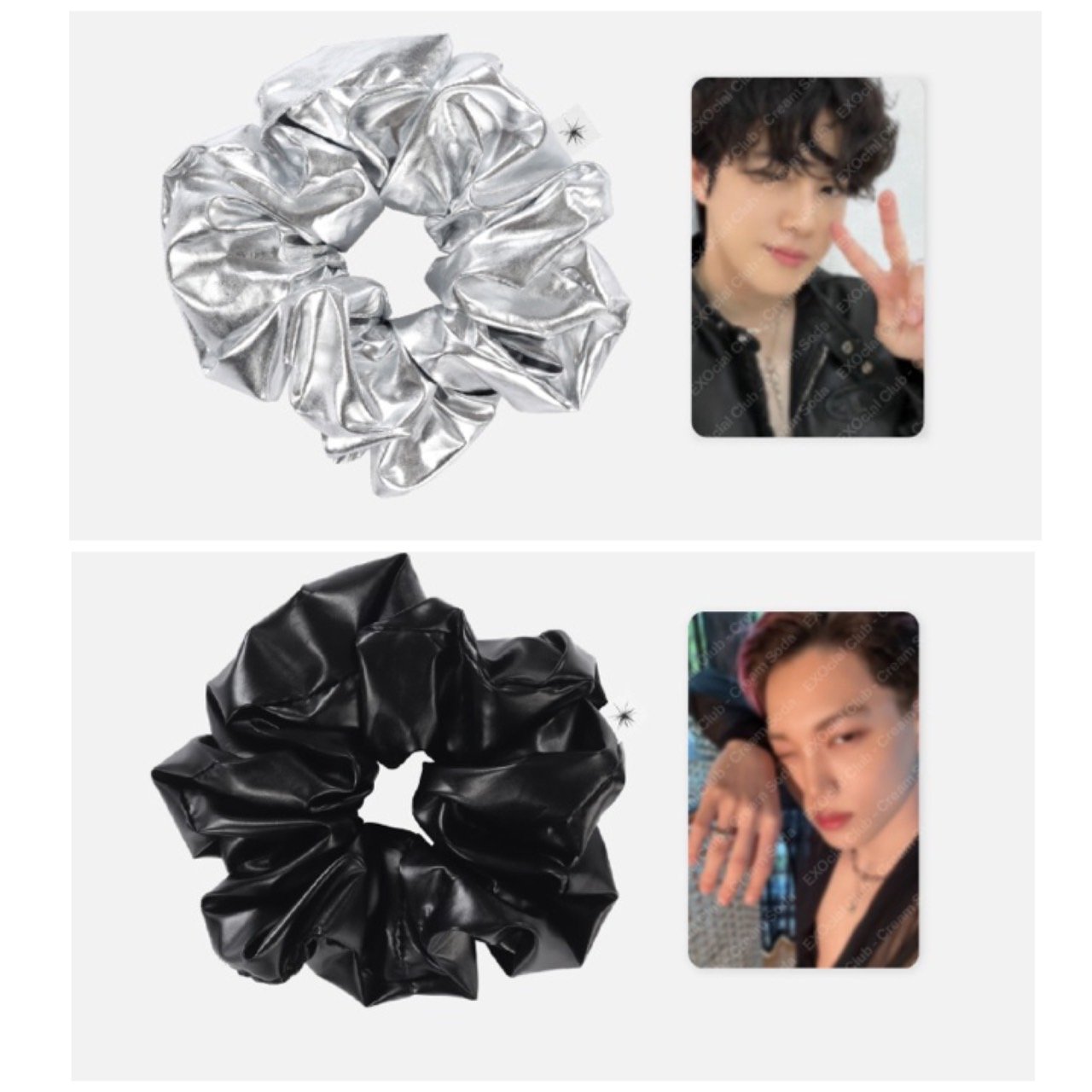 EXO 正規7輯 回歸 EXOcial Club Cream Soda 官方周邊 大腸圈髮束套組