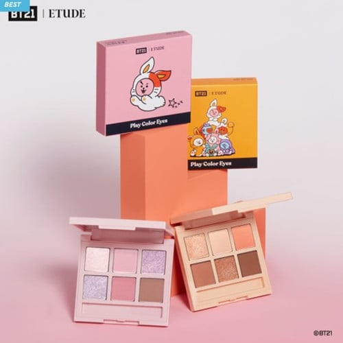 ETUDE HOUSE X BT21 2023年新年特別版 6色眼影盤