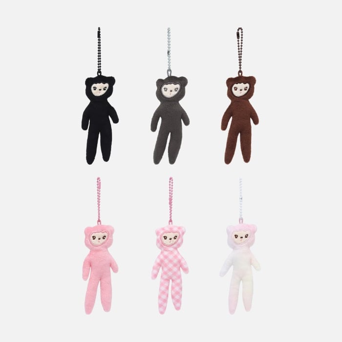 EXO KAI SOLO CONCERT TOUR "KAION" 首爾安可場 官方周邊 長腿NINI熊鑰匙圈吊飾(隨機)