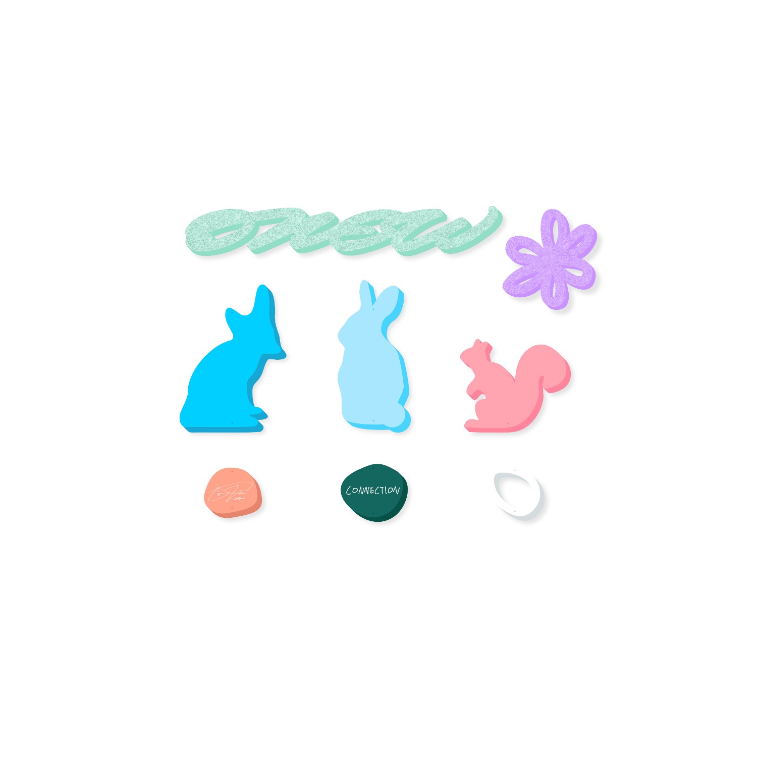 SHINee ONEW 4TH EP "CONNECTION" 官方周邊 DIY ACRYLIC SUNCATCHER