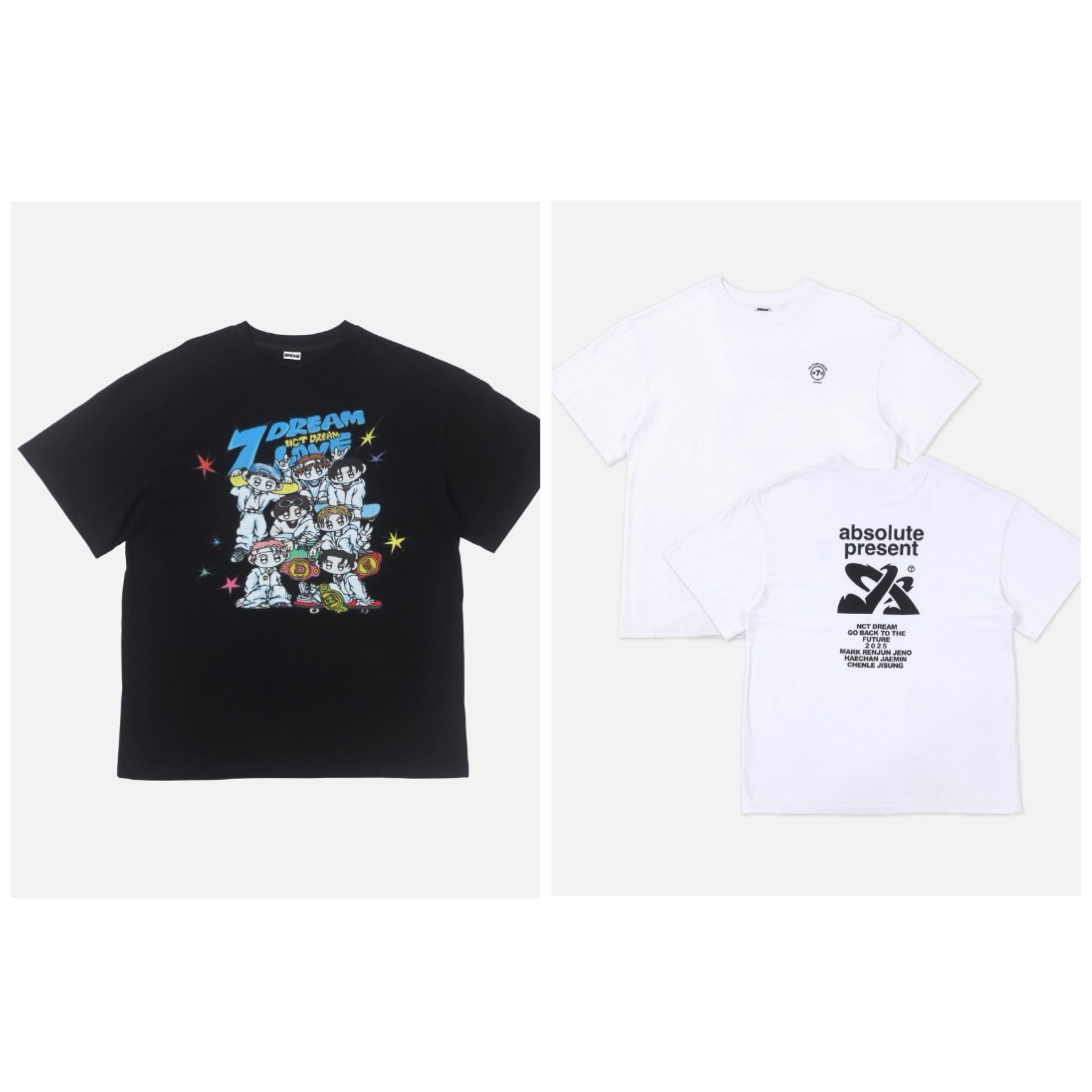 NCT DREAM 快閃店 "TIME RIDERS" 官方周邊 T-SHIRT