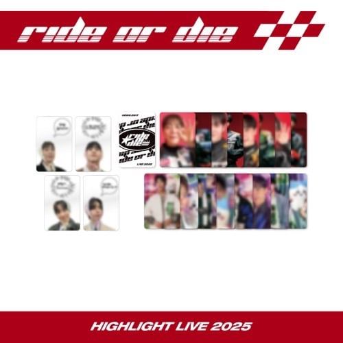 HIGHLIGHT LIVE 2025 "RIDE OR DIE" 官方周邊 幸運小卡(隨機)