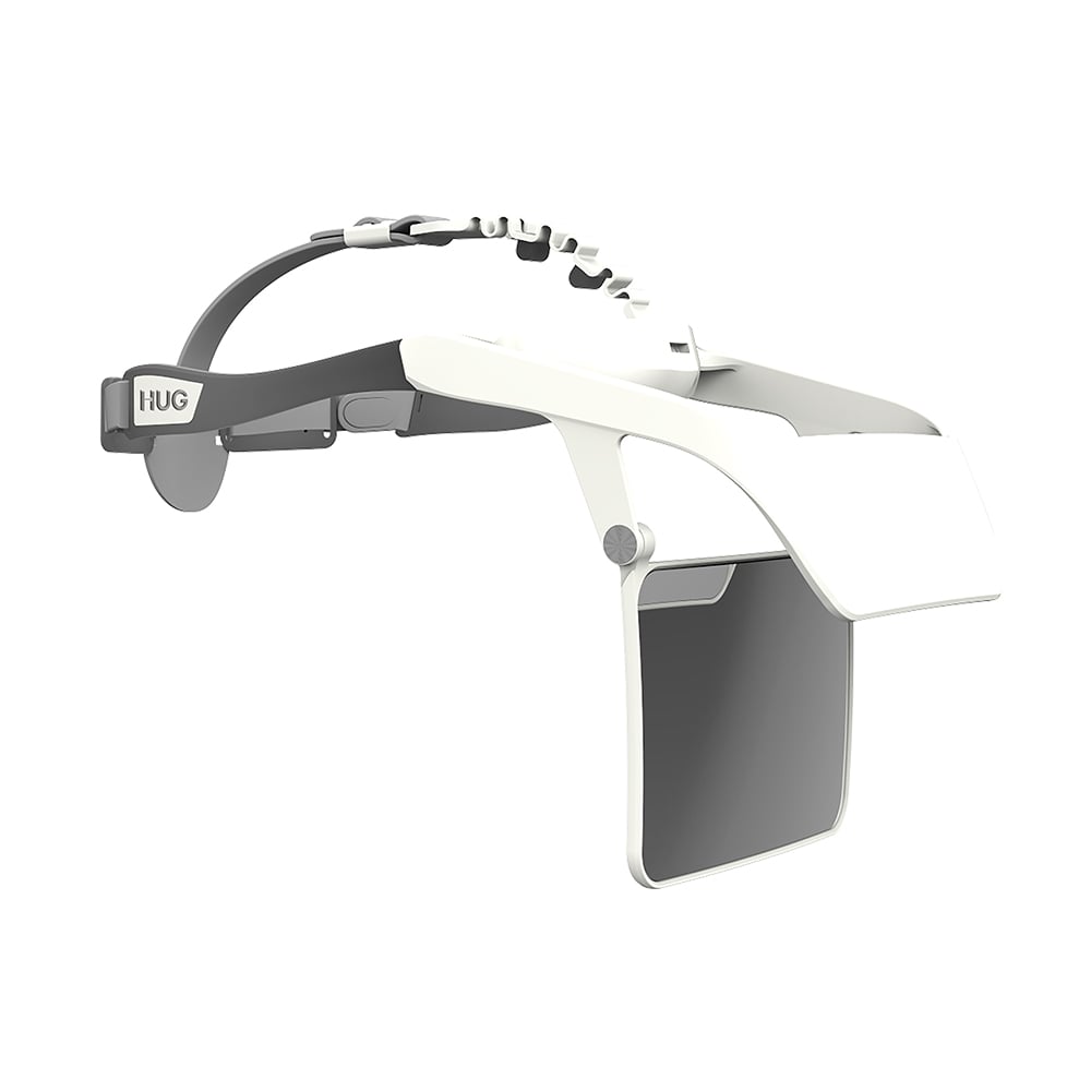 【 睛延寶HUG 】頭戴式拉遠鏡-皎月白