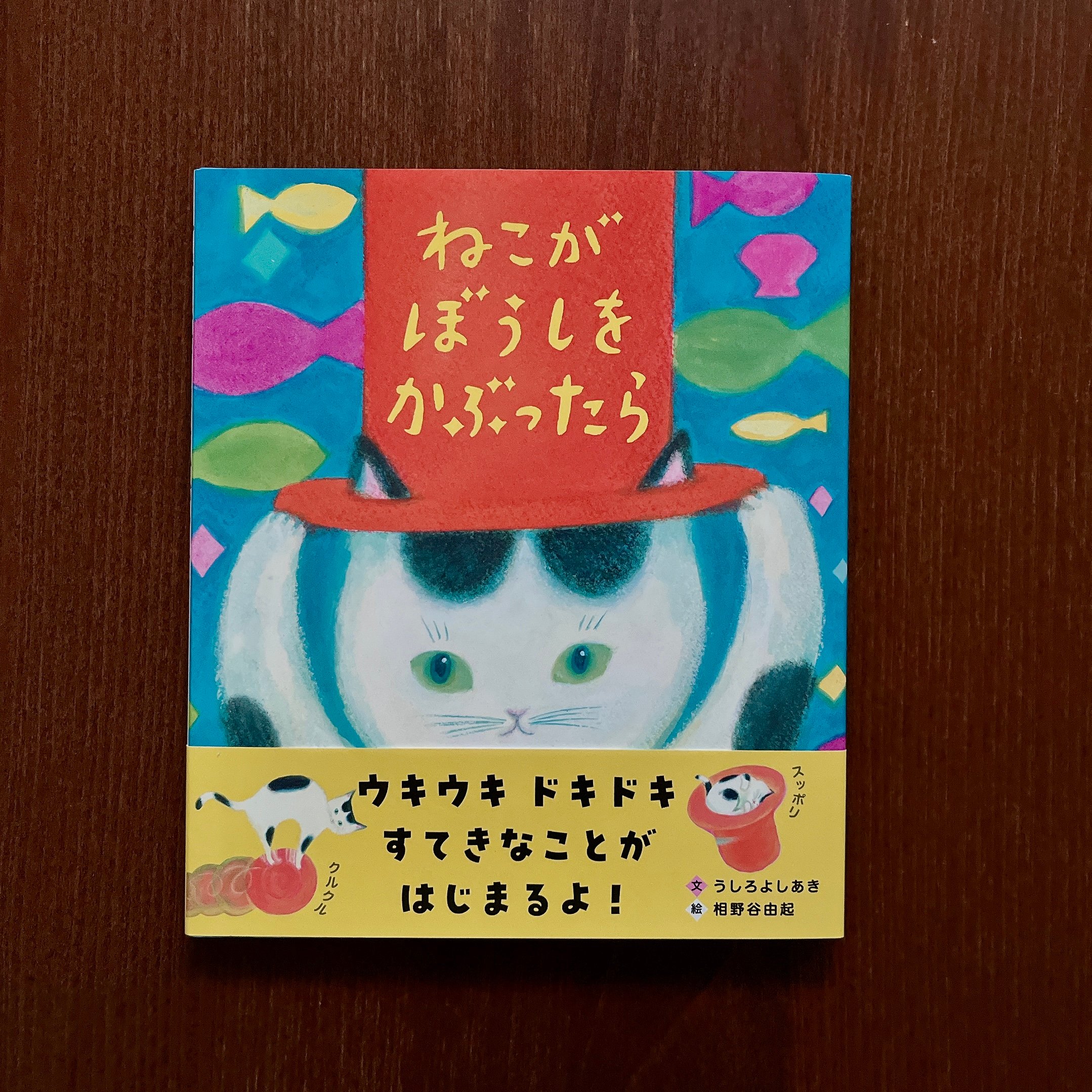 ねこがぼうしをかぶったら｜當貓咪戴上帽子