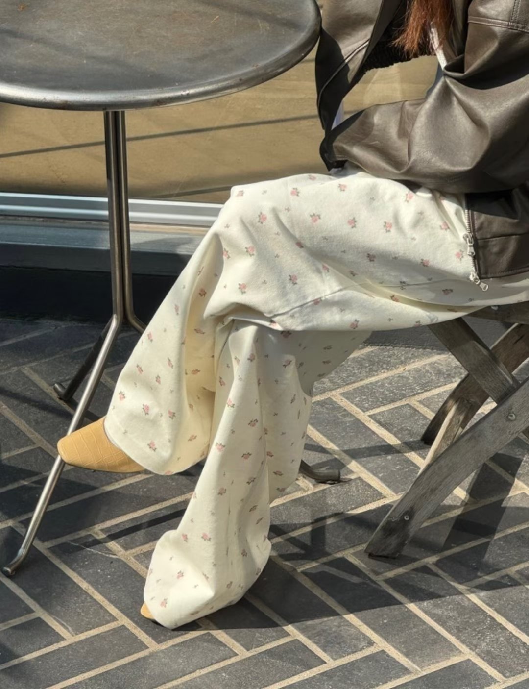 普羅旺斯玫瑰牛仔褲