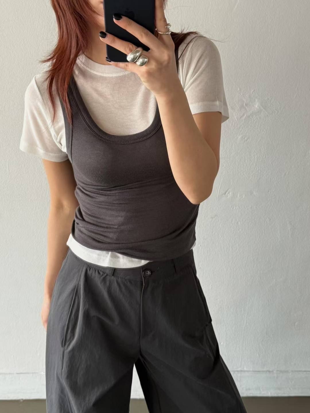 J21 極簡時髦背心set