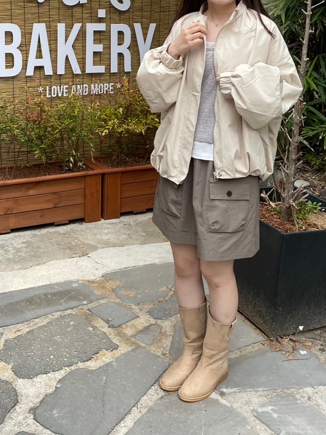 Ap18 spring蓬蓬花苞外套