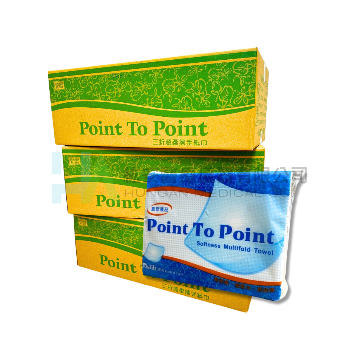 【奈芙P&LIFE】點對點擦手紙巾 20包/箱 台灣製 擦手巾