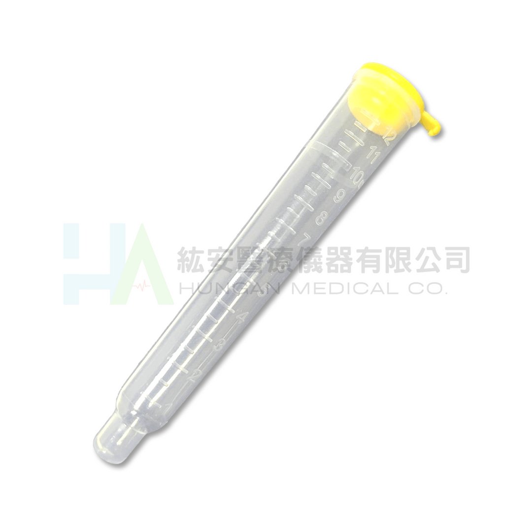黃蓋奶嘴尿液試管-12ml