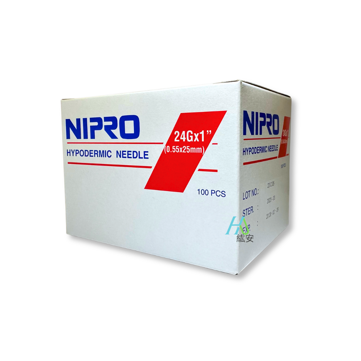 【NIPRO】針頭 24G*1''(0.55x25mm)